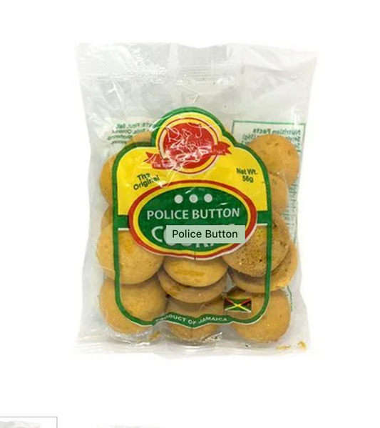 Police Button Cookies